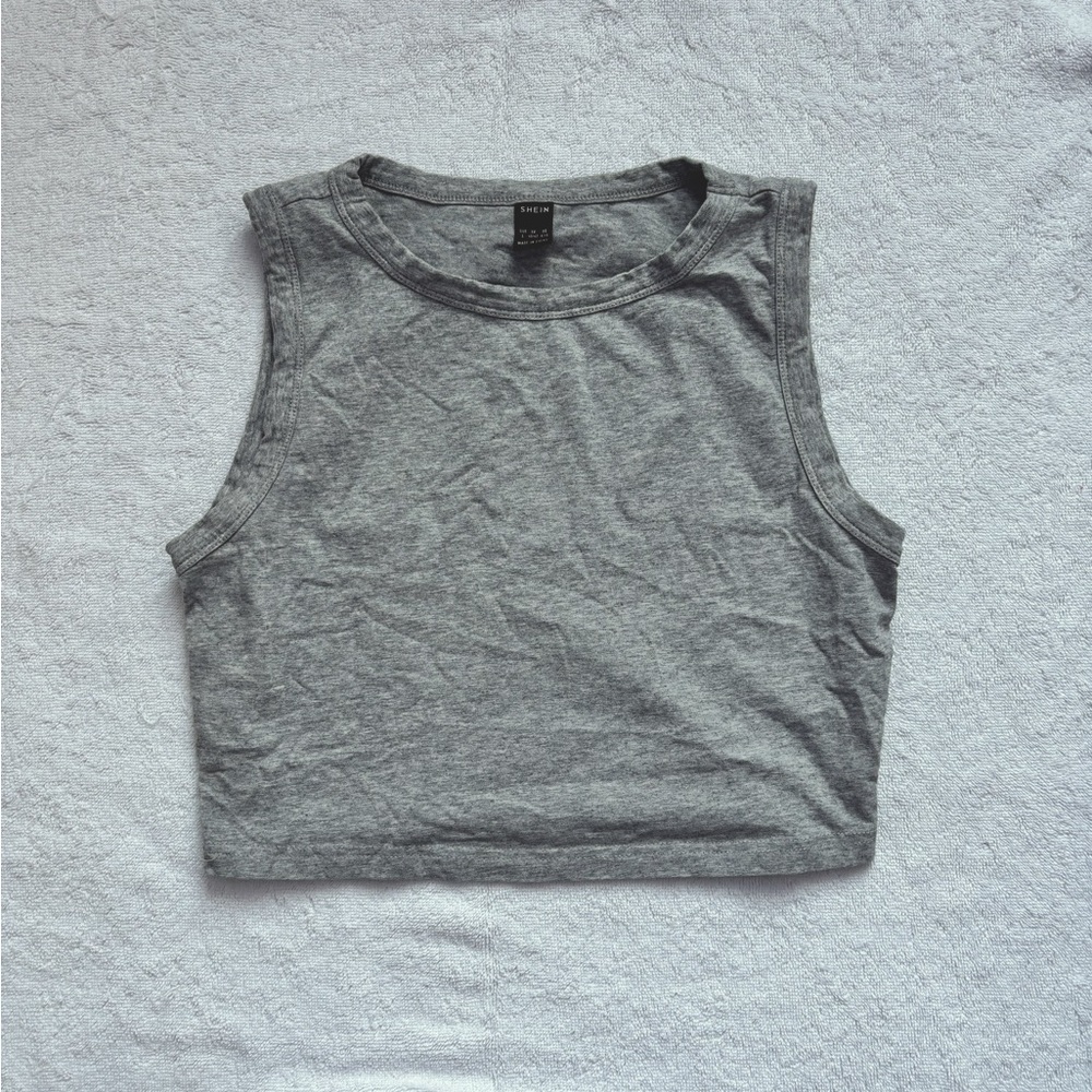Grey Tank Top NEVER WORN Large Tank Top Active OR Sleepwear